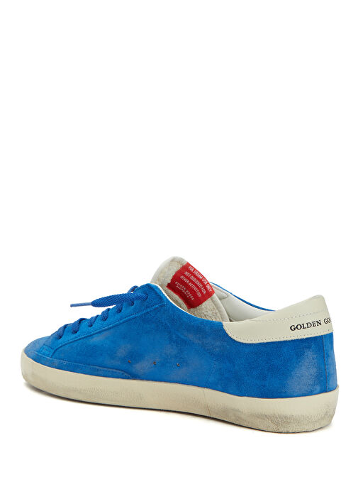 Super Star Mavi Erkek Süet Sneaker - Görsel 4