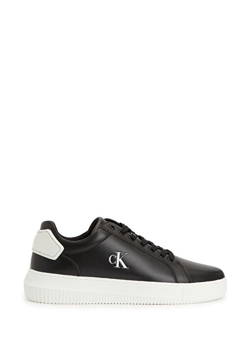 Siyah Logolu Erkek Sneaker - Görsel 2