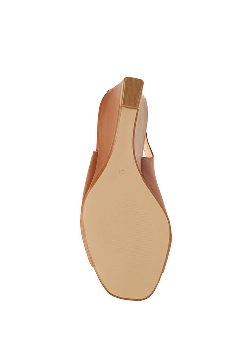 Taba Kadın Deri Sandalet - Görsel 6