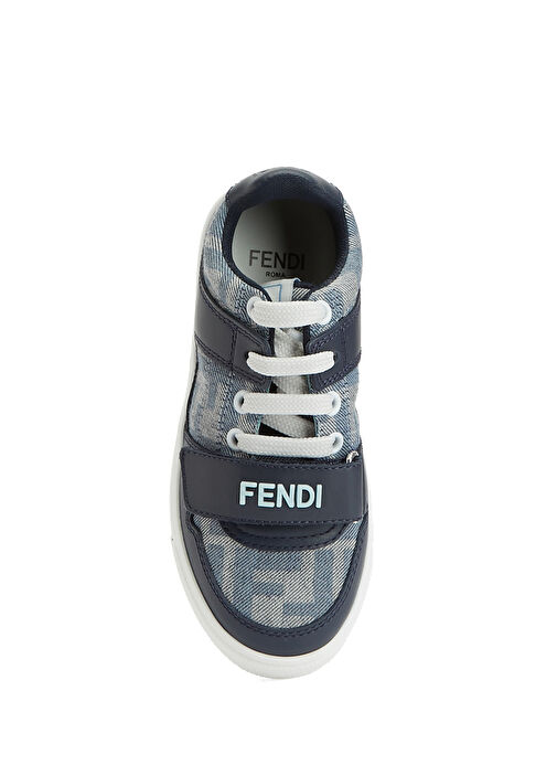 Mavi Unisex Çocuk Deri Sneaker - Görsel 5