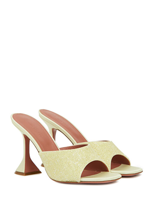 Lupita Sarı Kadın İpek Terlik - Görsel 3