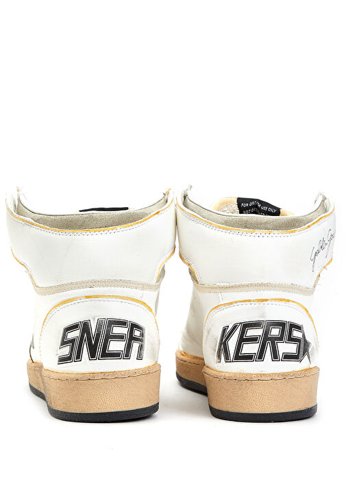 Sky-Star Bej Beyaz Erkek Deri Sneaker - Görsel 5
