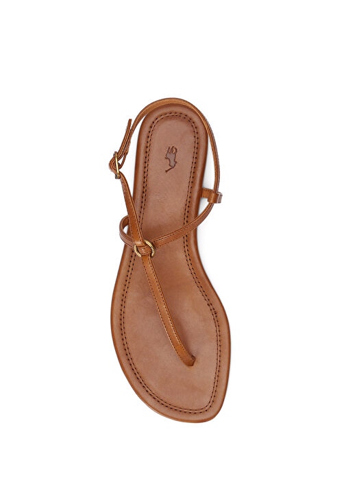Taba Kadın Deri Sandalet - Görsel 5
