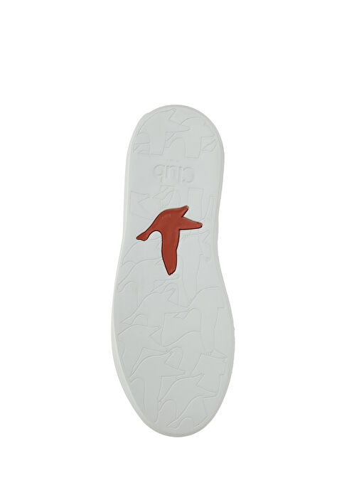 Beyaz Kadın Deri Sneaker - Görsel 6