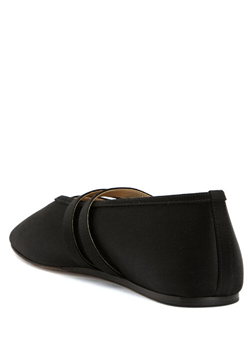 Claudia Siyah Deri Babet - Görsel 4