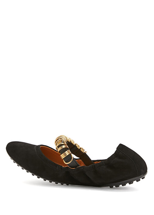 Siyah Deri Babet - Görsel 4