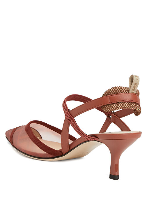 Bordo Topuklu Ayakkabı - Görsel 4