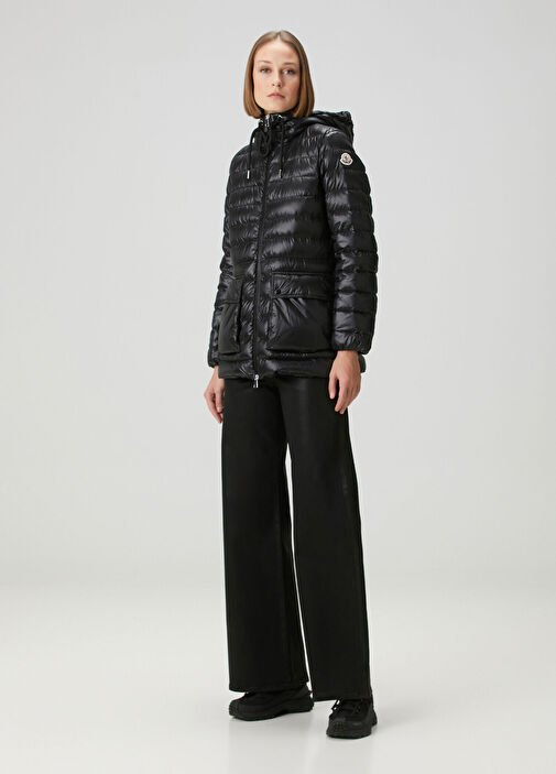 Moncler Siyah Kadın Jasmin Siyah Kapüşonlu Mont 1892561 | Beymen