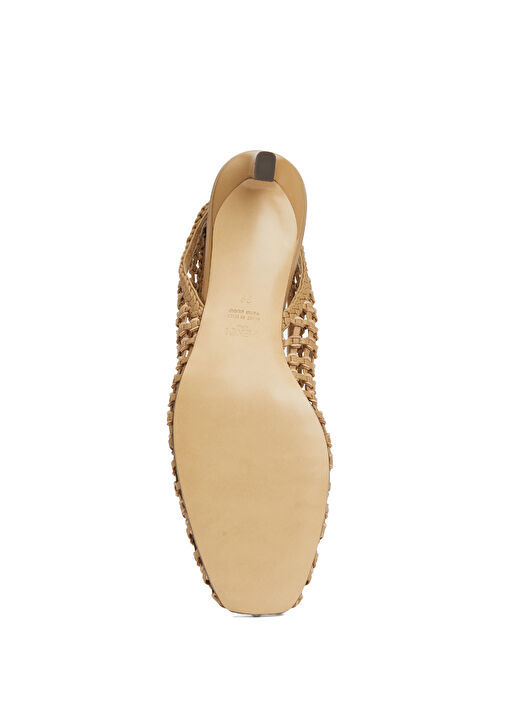 Vizon Deri Topuklu Ayakkabı - Görsel 6