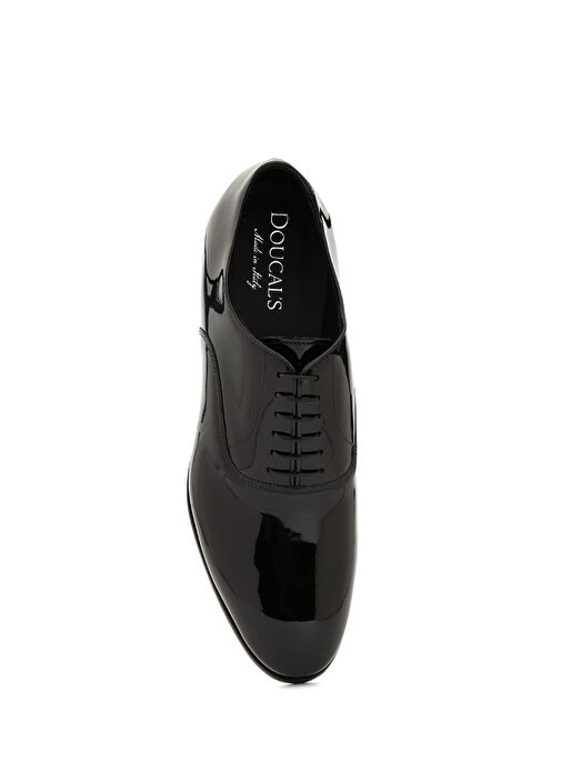 Siyah Deri Smokin Ayakkabısı - Görsel 5