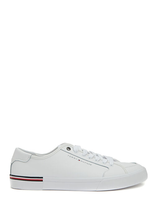 Core Corporate Vulc Beyaz Erkek Deri Sneaker - Görsel 2