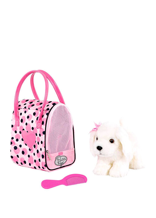 Pucci Pups - Maltese ve Tarak Kız Çocuk Peluş Oyuncak - Çok Renkli
