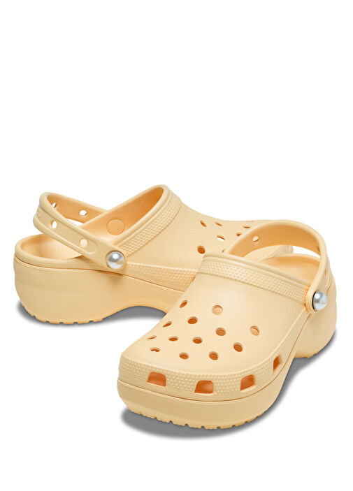 Classic Platform Bej Kadın Terlik - Görsel 3