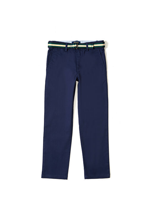 Polo Ralph Lauren Navy Blue Belt Detailed Trousers