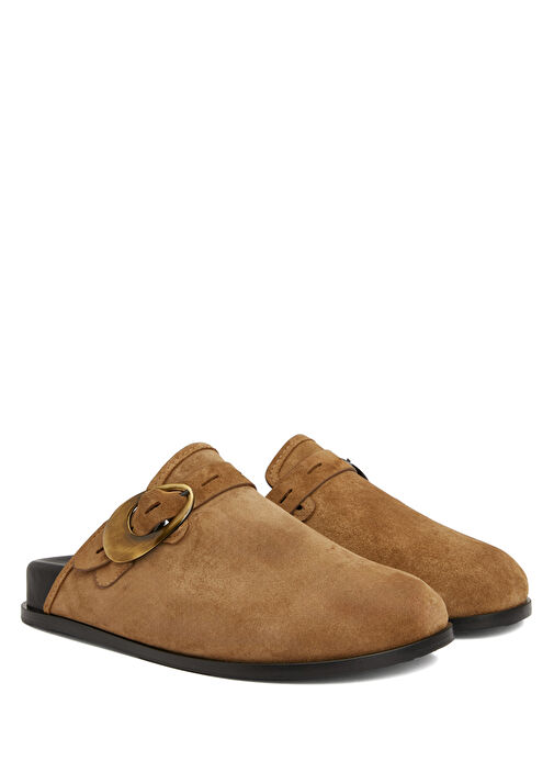 Camel Kadın Süet Terlik - Görsel 3