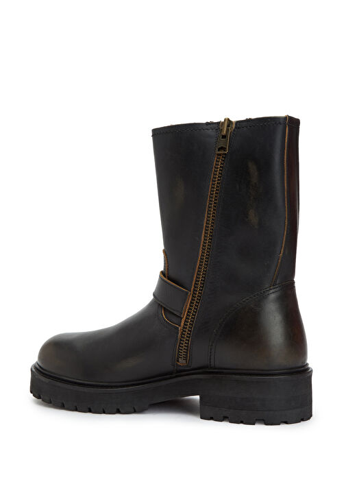 Tait Koyu Kahverengi Erkek Deri Bot - Görsel 4