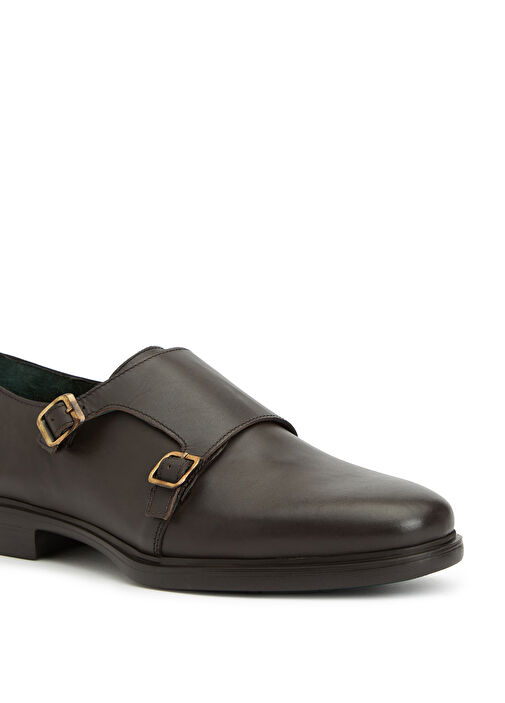 Kahverengi Erkek Deri Ayakkabı - Görsel 7