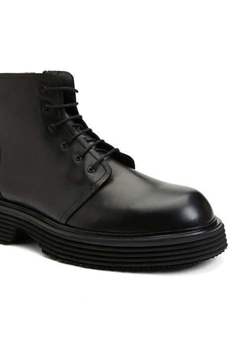 Siyah Erkek Deri Bot - Görsel 7