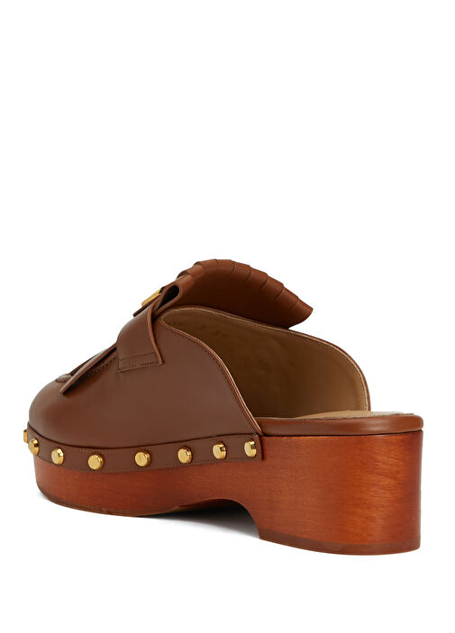 Taba Kadın Deri Terlik - Görsel 4