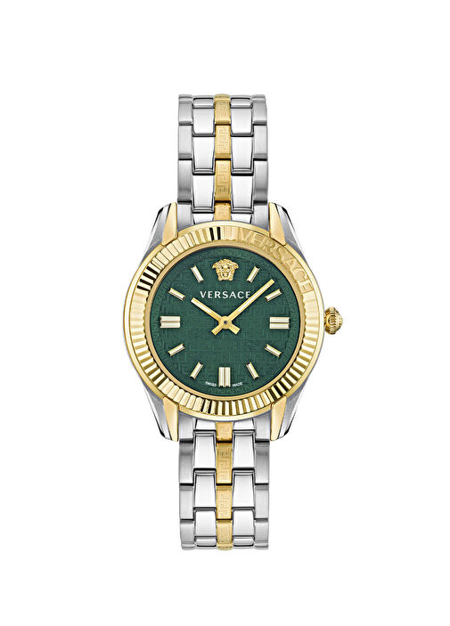 VRSCVE6C00423 Altın Rengi Metalik Gri Kadın Kol Saati