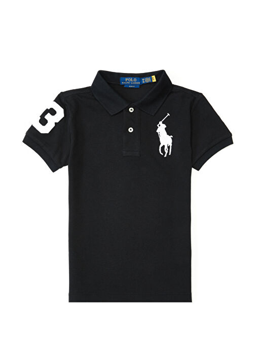 Polo Ralph Lauren Siyah Erkek Cocuk Polo T shirt Black