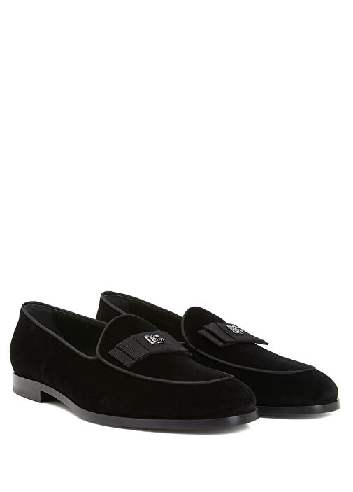 Siyah Logo Bantlı Erkek Loafer - Görsel 3