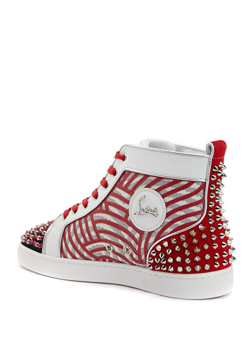 Çok Renkli Erkek Deri Sneaker - Görsel 4