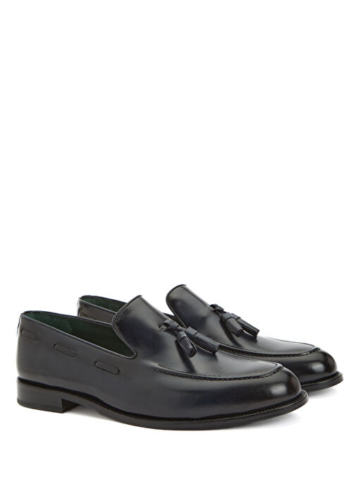 Lacivert Erkek Deri Loafer - Görsel 3