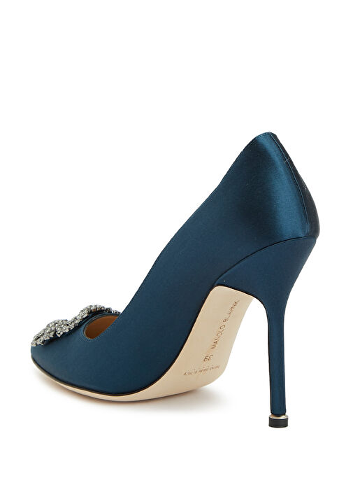 Hangisi Koyu Yeşil Kadın Gece Ayakkabısı - Görsel 4