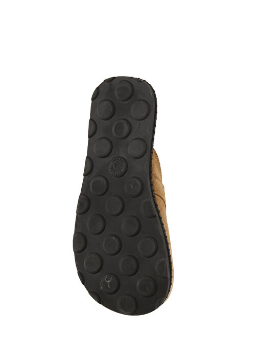 Bej Kadın Deri Terlik - Görsel 6