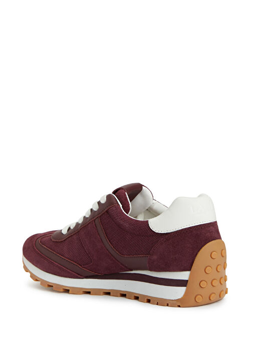 Dani Bordo Kadın Süet Sneaker - Görsel 4
