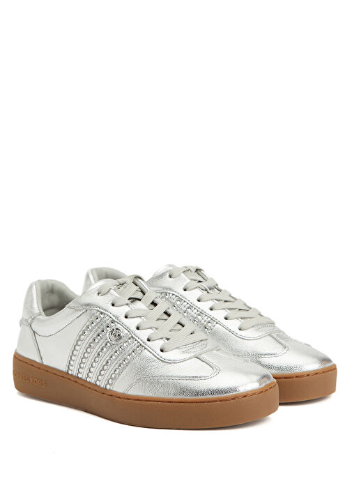 Scotty Silver Kadın Deri Sneaker - Görsel 4