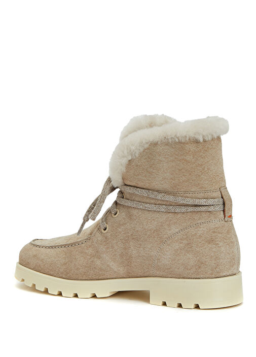 Bej Kadın Süet Bot - Görsel 4