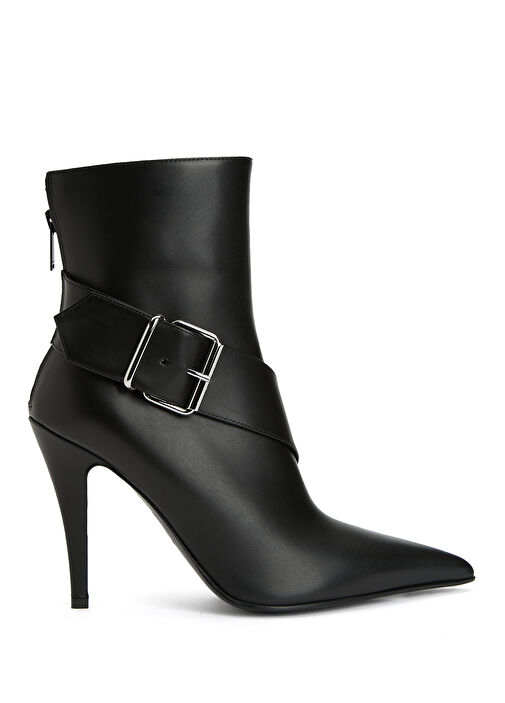 Siyah Kadın Deri Bot - Görsel 2