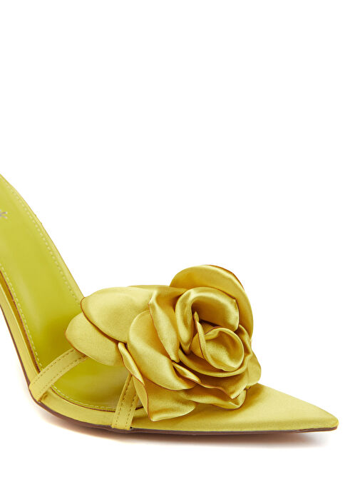 Network Network Sarı Kadın Saten Sandalet Beymen'de! Sarı - 7. görsel