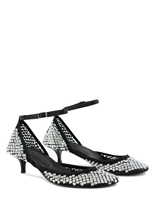 Christopher Esber Christopher Esber Minette Siyah File Dokulu Topuklu Ayakkabı Babet | Beymen Siyah - 3. görsel