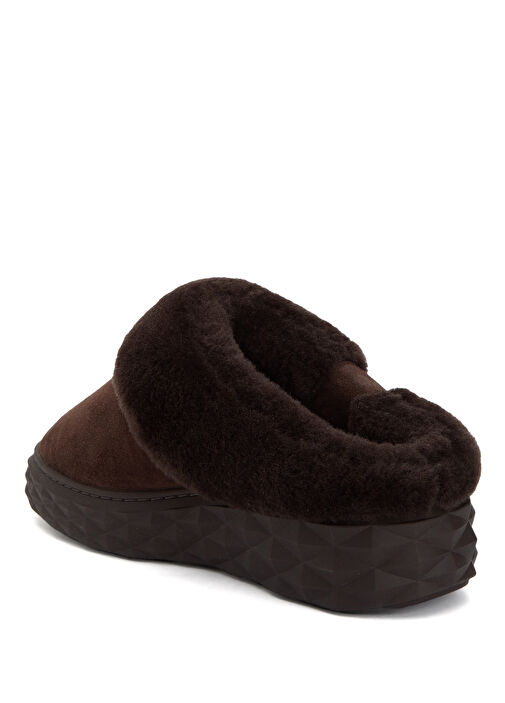 Jimmy Choo Jimmy Choo Koyu Kahverengi Kadın Deri Terlik Sandalet & Terlik | Beymen Koyu Kahverengi - 4. görsel