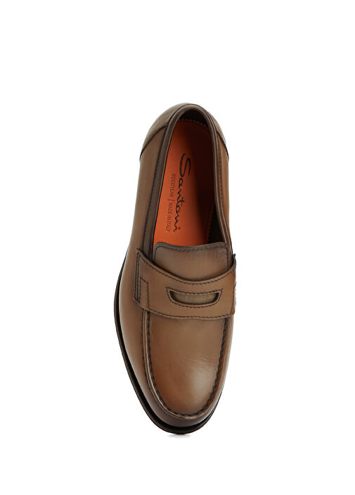 Quentin Kahverengi Erkek Deri Loafer - Görsel 5