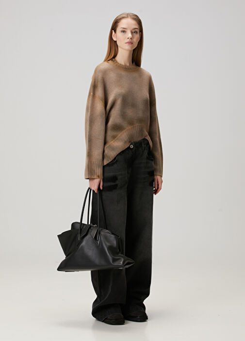 【関税込み】THE ATTICO La Passeggiata Medium' shoulder bag The Attico La Passeggiata ハンドバッグ M | ブラウン