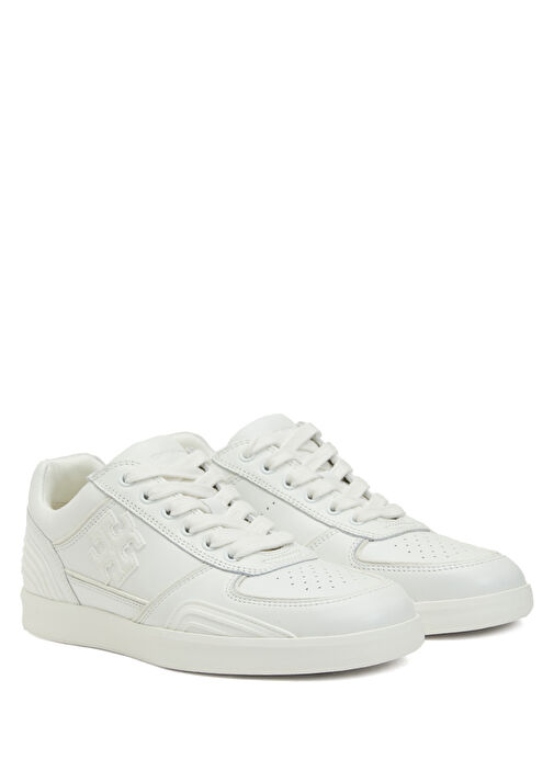 Beyaz Kadın Deri Sneaker - Görsel 3