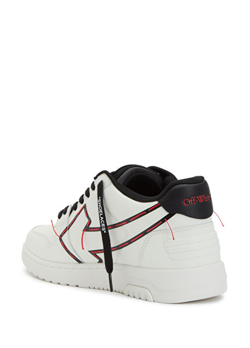 Off-white Off-white Out Of Office Siyah Beyaz Erkek Deri Sneaker | Beymen Siyah Beyaz - 4. görsel