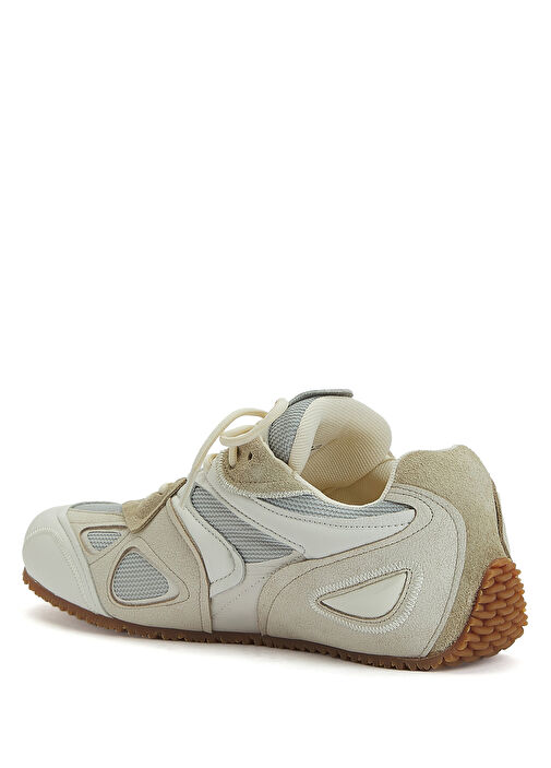 Beyaz Erkek Deri Sneaker - Görsel 4