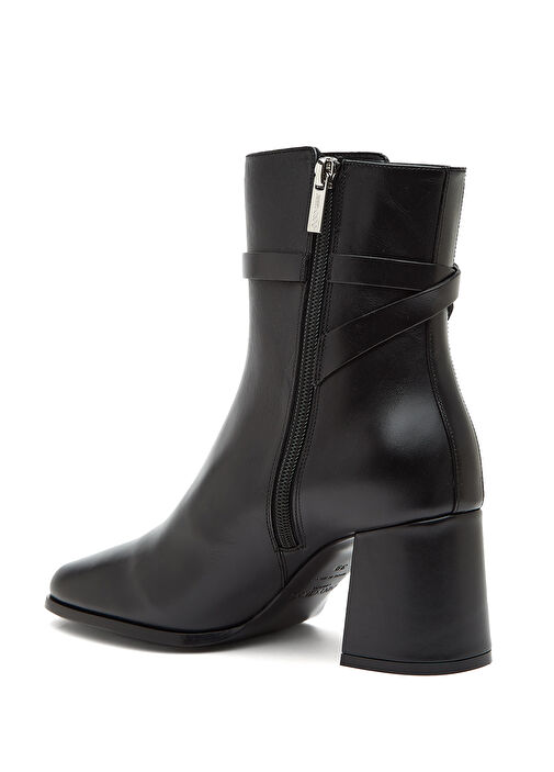 Lawton Siyah Kadın Deri Bot - Görsel 4