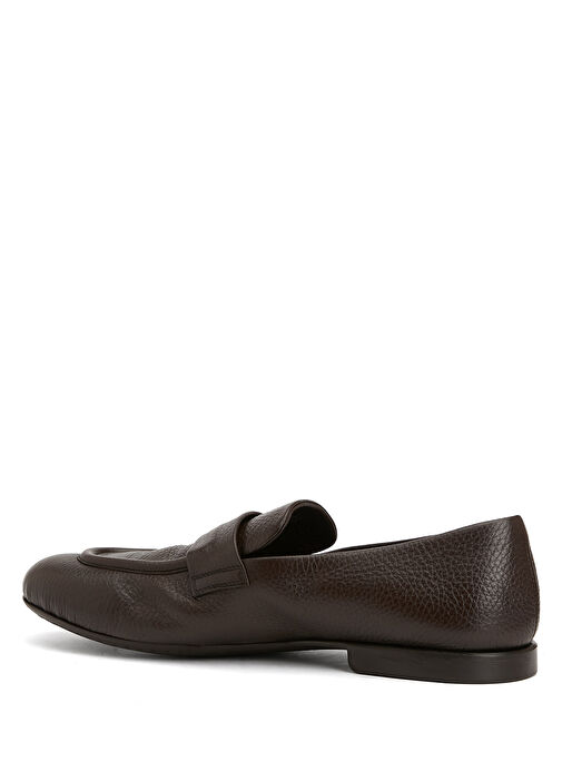 Kahverengi Erkek Deri Loafer - Görsel 4