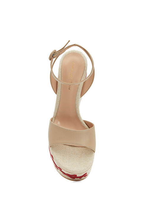 Bej Kadın Deri Espadril - Görsel 5