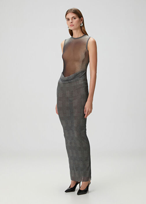 slim fit dress slacks Jean Paul Gaultier Grey Gargoyle Dress