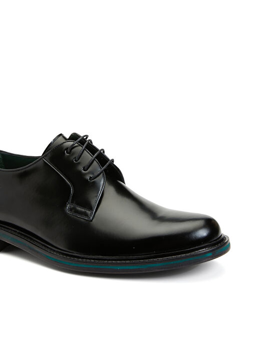 Siyah Erkek Deri Ayakkabı - Görsel 7