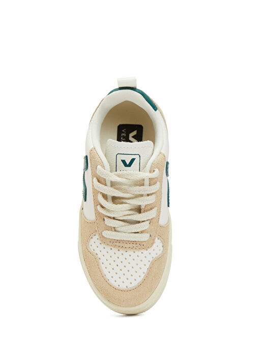 Small V-10 Laces Beyaz Deri Unisex Çocuk Sneaker - Görsel 5