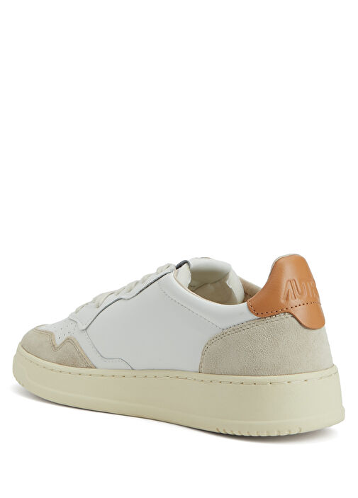 Beyaz Erkek Deri Sneaker - Görsel 4