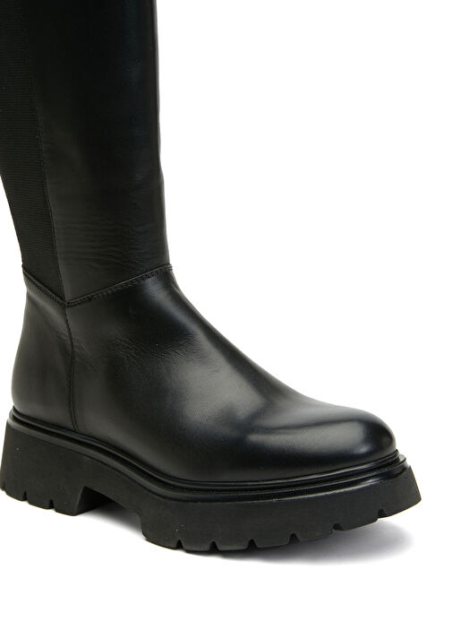 Divarese Divarese Siyah Kadın Deri Çizme Beymen'de! Siyah - 7. görsel